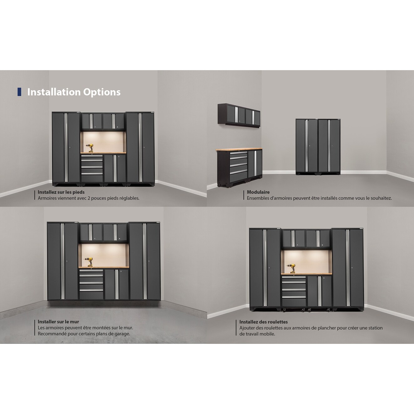 Shop Newage Products Bold Series 3 0 108 W X 18 D 7 Piece Set