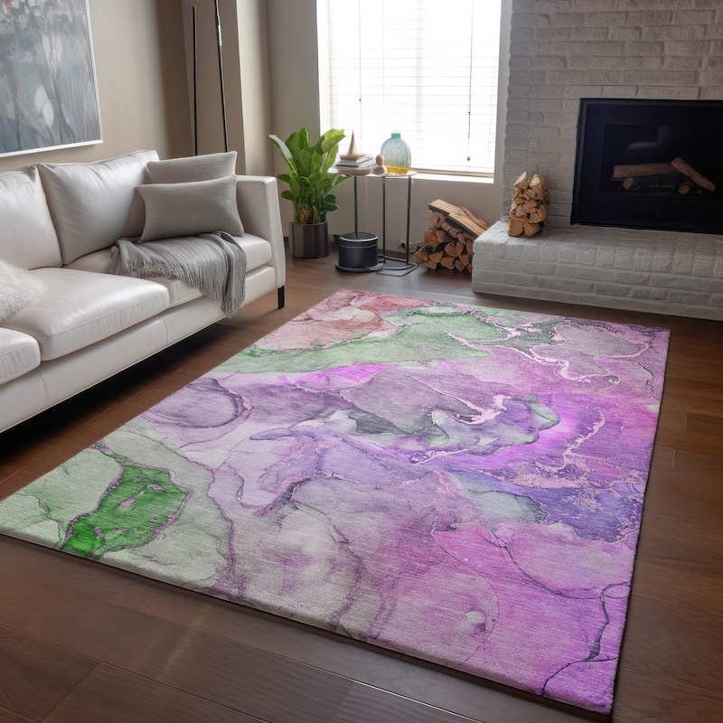Premium Washable Super Soft Abstract Contemporary Mayfield Rug