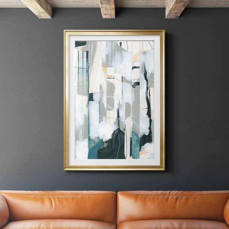 Sea Cavern Strata I Premium Framed Print - Ready to Hang