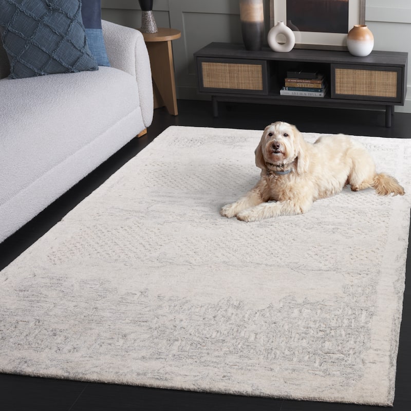 SAFAVIEH Handmade Harvest Dylis Modern Contemporary Wool Rug