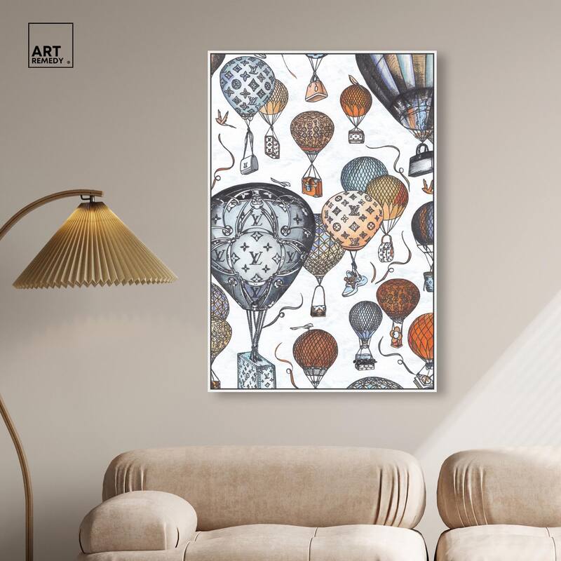 Doll Memories - Fashion Balloons Canvas by Art Remedy