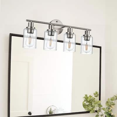 4-Light Bathroom Light Fixtures