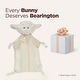 preview thumbnail 5 of 4, Baby Wee Lamby, 8 x 7 Inch Small Lamb Stuffed Animal, Security Blanket Baby Lovey, Baptism Gift
