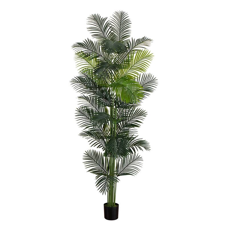Artificial Paradise Palm Potted Tree - 9' - Green