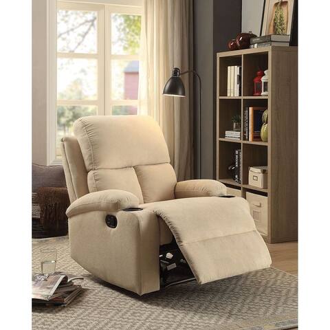 Velvet Fabric Recliner Club Chair,32"L x 37"D x 39"H