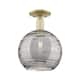 Option Antique Brass / Light Smoke Deco Swirl
