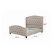 preview thumbnail 7 of 6, Abbyson Colette Tufted Cream Upholstered Bed