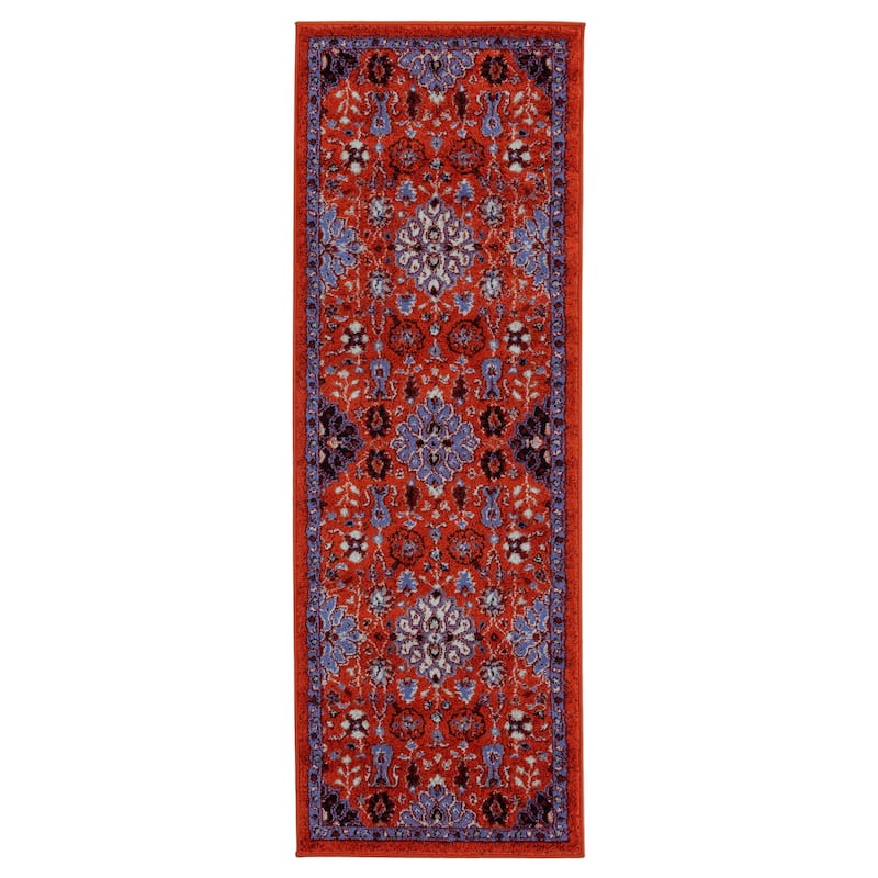 Santaria Sepha Vintage Bordered Area Rug