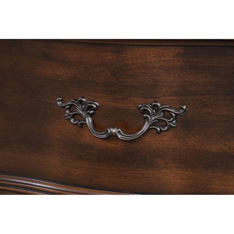 Lyon Cherry 6-Drawer 40 in. W Chest of Drawers