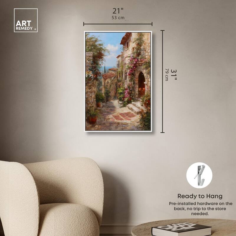 Mediterranean Charm I Canvas by Art Remedy