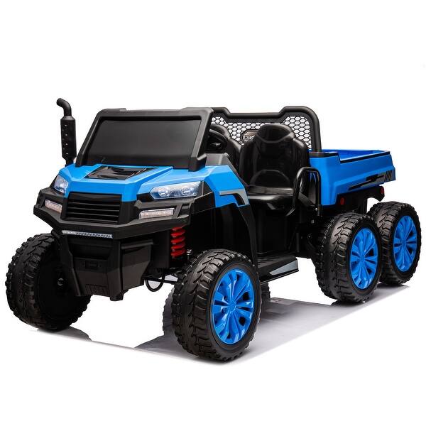 slide 2 of 100, 24V Kids UTV with 4 Motors, Bluetooth, Remote Control, and LED Headlights