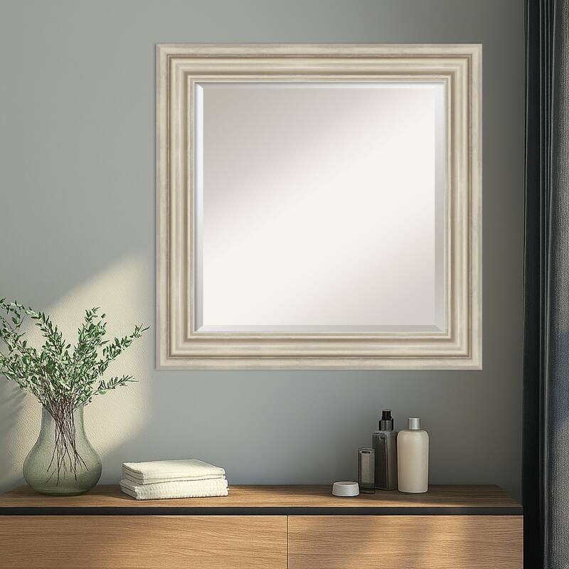 Sierra Beveled Wood Framed Wall Mirror