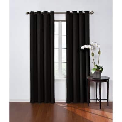 Eclipse Round and Round Blackout Single Curtain Panel