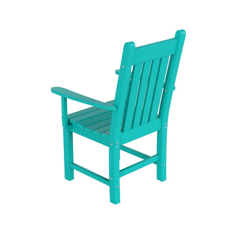 Laguna Hdpe All Weather Outdoor Patio Dining Chair With Arms