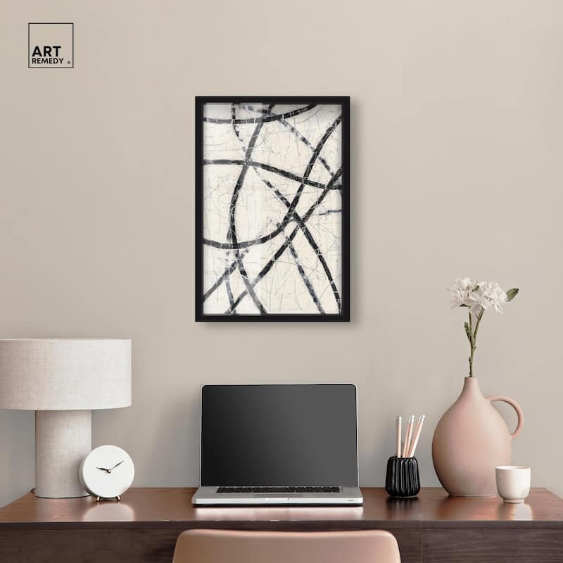 Intersecting Lines II Shadowbox by Art Remedy