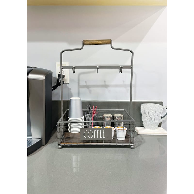Rae Dunn Mug Holder Caddy - COFFEE