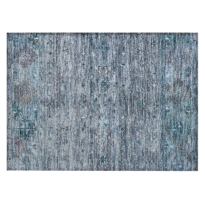 Machine Washable Indoor/ Outdoor Boho Moroccan Chantille Rug