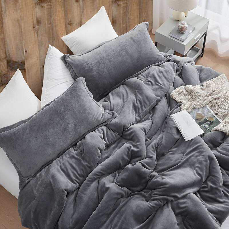 Git Cozy - Coma Inducer® Oversized Comforter Set - Darkest Gray