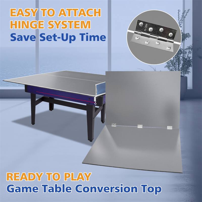 Mid-Size Ping Pong Conversion Top Foldable