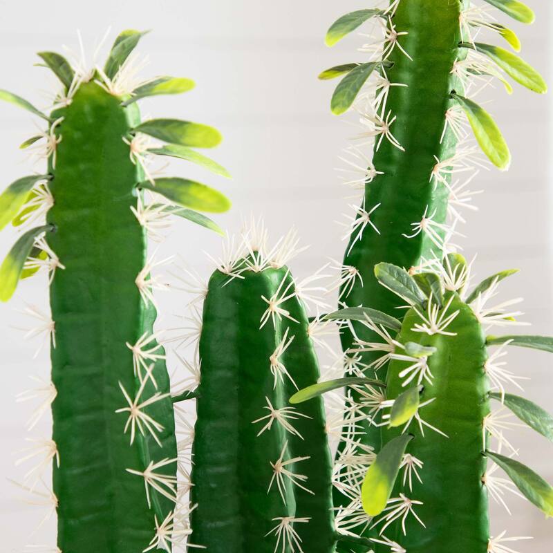 Cactus Artificial Plant with Planter - 2.25' - Green