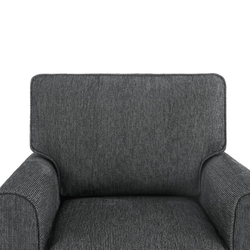 360° Swivel Chair Accent Barrel Armchair Swivel Sofa Chair with Side Pockets for Living Room, Bedroom, Office and Hotel