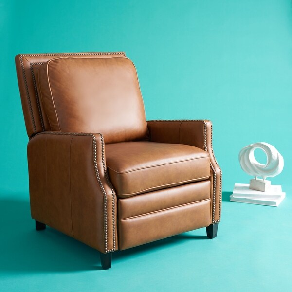 Safavieh buddy leather recliner discount