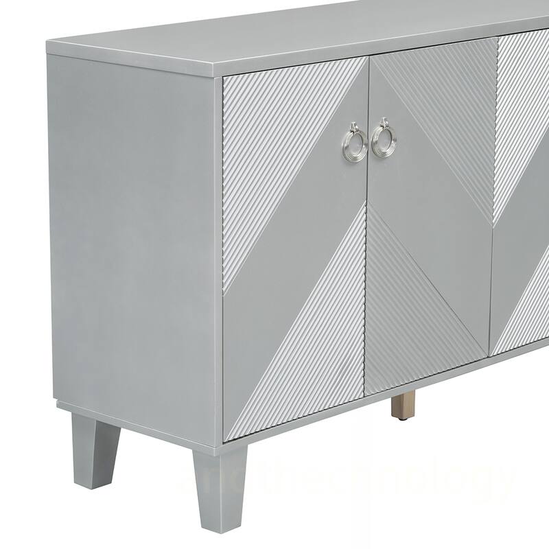 Geometric Patterns MDF Cabinet