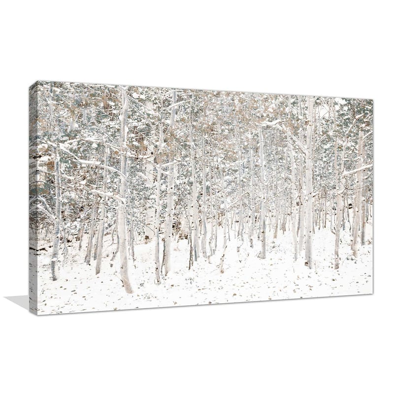 "White Snow Wonderland" Print on Canvas