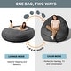 preview thumbnail 47 of 82, Jaxx 6 Foot Cocoon - 2-in-1 Giant Bean Bag Chair for Adults & Convertible Bean Bag Bed