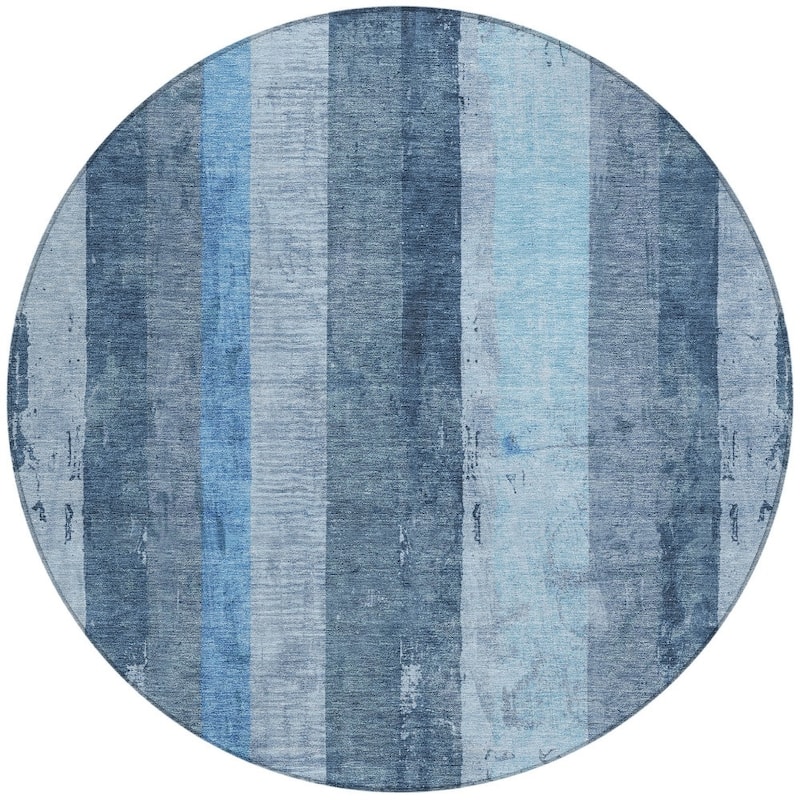 HomeRoots Striped Transitional Rectangle Outdoor Rug