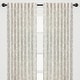 preview thumbnail 19 of 35, Chanasya Printed Crosshatch Light Filtering Kitchen Bedroom Window Curtain (Set of 2)