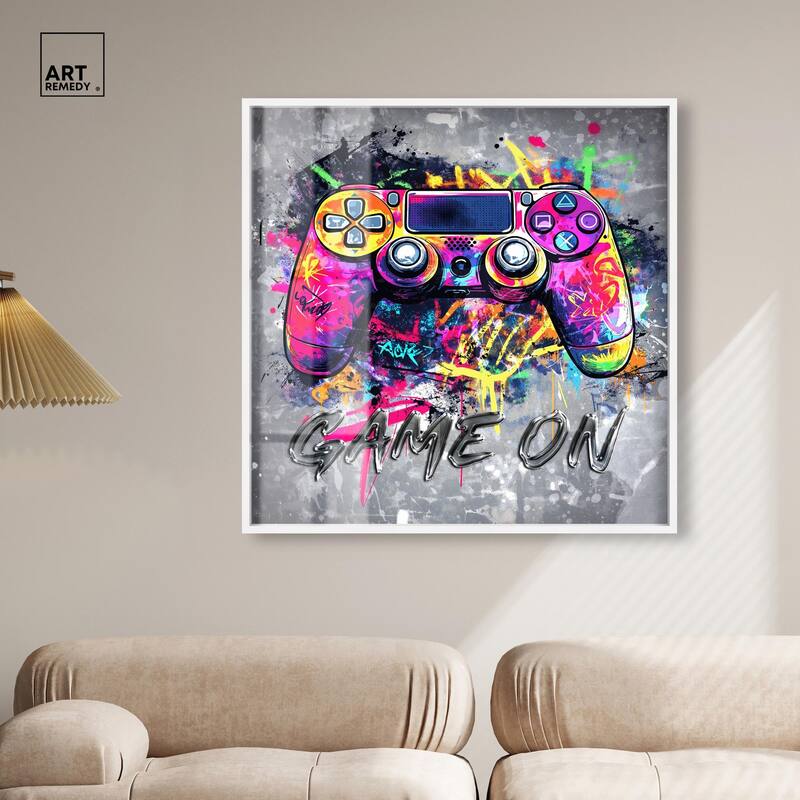 Game On Shadowbox by Art Remedy