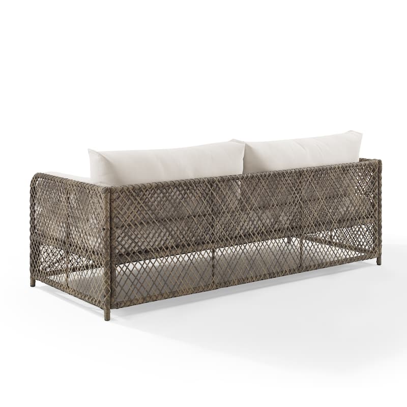 Crosley Granite Bay Outdoor Wicker Sofa - 75.75"L x 32.75"W x 33.75"H