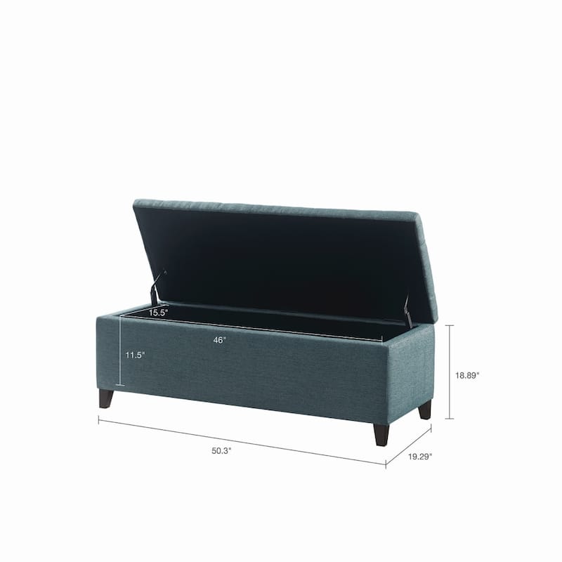 Tufted Top Soft Close Storage Bench