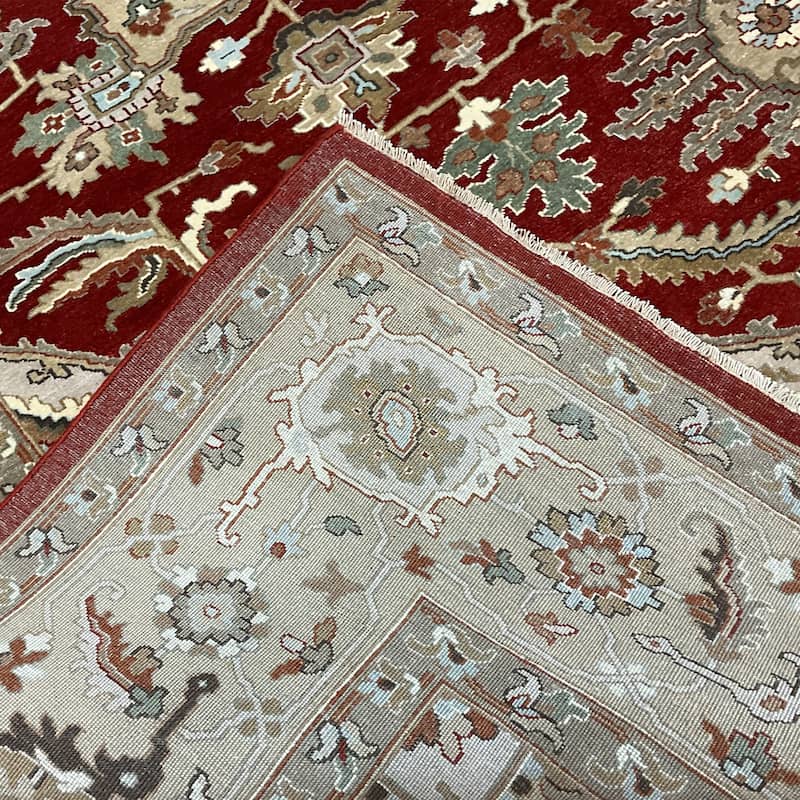 HERAT ORIENTAL Hand-knotted Indo 9' x 12' Serapi Wool Rug - 9' x 12'