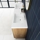 preview thumbnail 101 of 152, Floating Bathroom Vanity with Integrated Resin Top