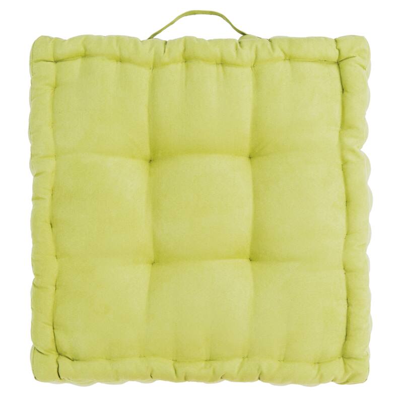 SAFAVIEH Isgard Tufted 18-inch Square Floor Pillow with Insert