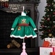 preview thumbnail 3 of 9, Merry Christmas Dress Collection 3 Piece Festive Ensemble for Girls 0 - 3 Months - Green