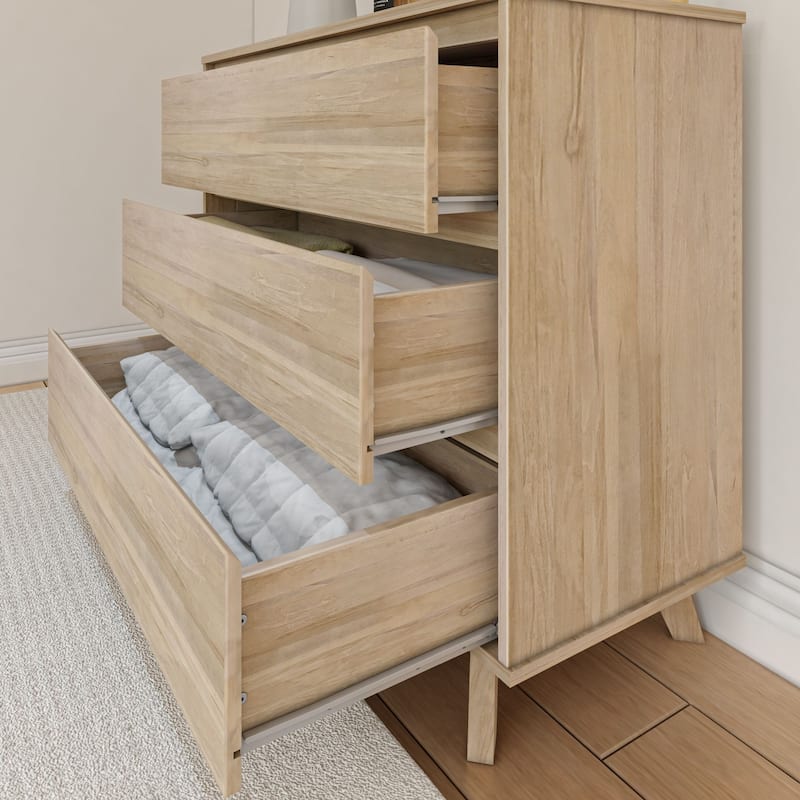 Plank and Beam Scandinavian 3-Drawer Dresser