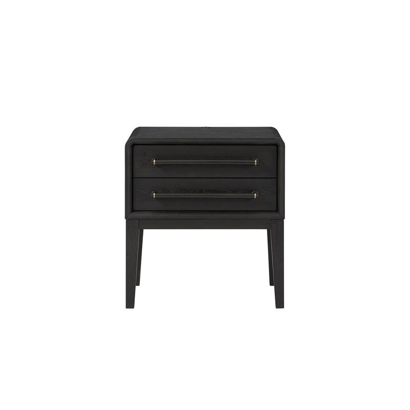 Small Nightstand - Peppercorn - Black