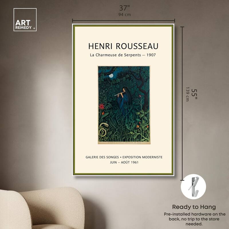 Rousseau's Jungle Dream Canvas by Art Remedy