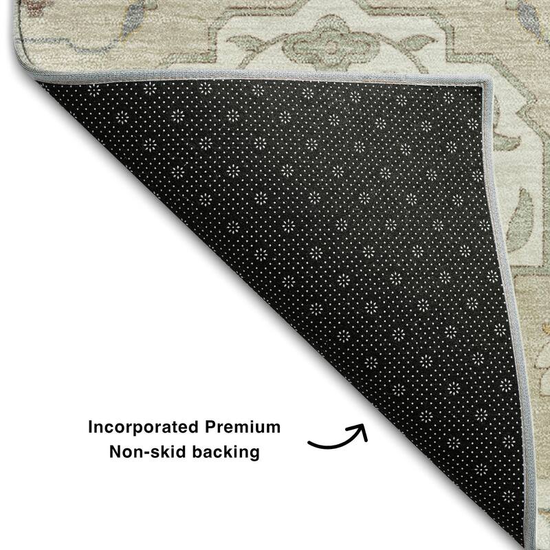 Premium Washable Super Soft Traditional Majestic Mayfield Rug