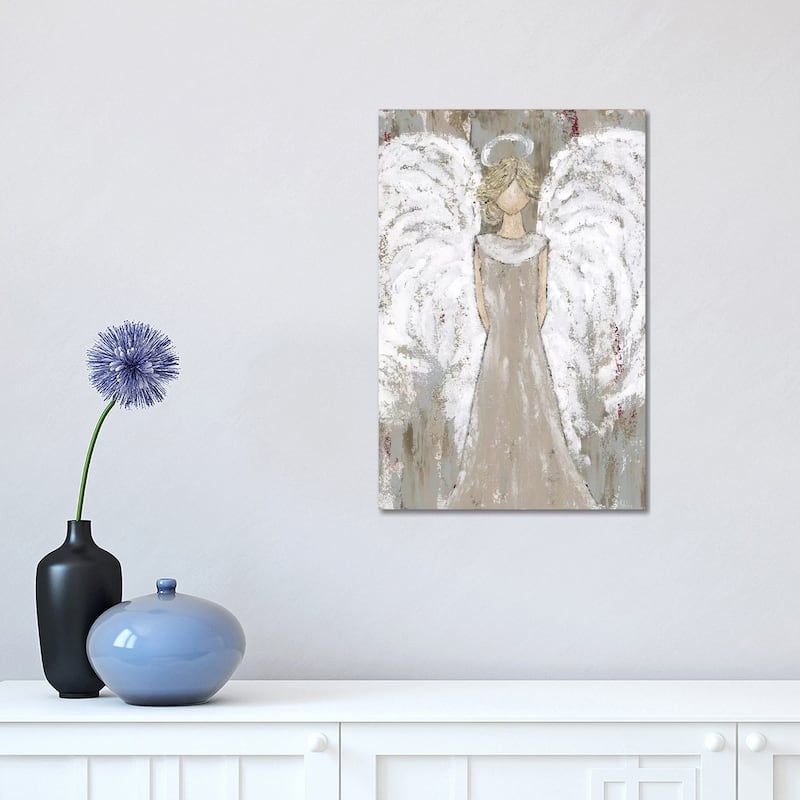 iCanvas "Farmhouse Guardian Angel" by Ashley Bradley Canvas Print - 18x12x1.5
