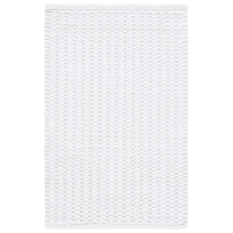SAFAVIEH Home Oliva Textured Hatched 32"L x 20"W Bathmat Set of 2