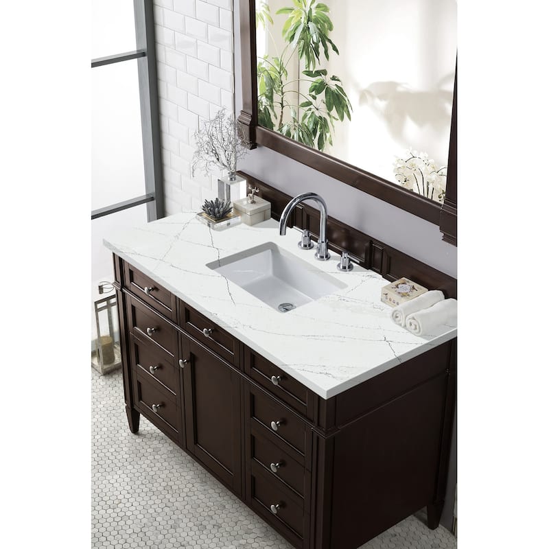 James Martin Vanities Brittany 48" Single Vanity, Burnished Mahogany