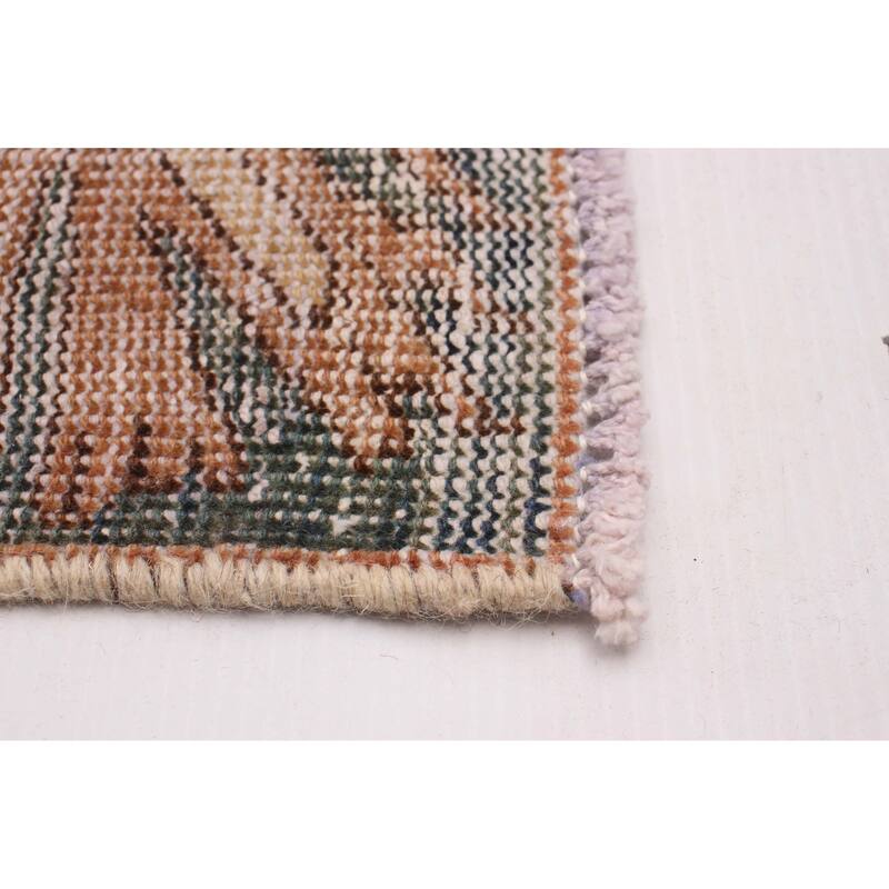 ECARPETGALLERY Hand-knotted Antalya Vintage Copper Wool Rug - 4'9 x 10'0