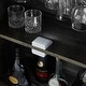 preview thumbnail 25 of 26, Hazelnut Brown Wine Bar Cabinet with Racks & Stemware Holder
