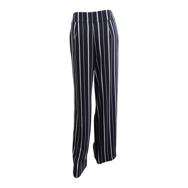 black and white striped pants womens