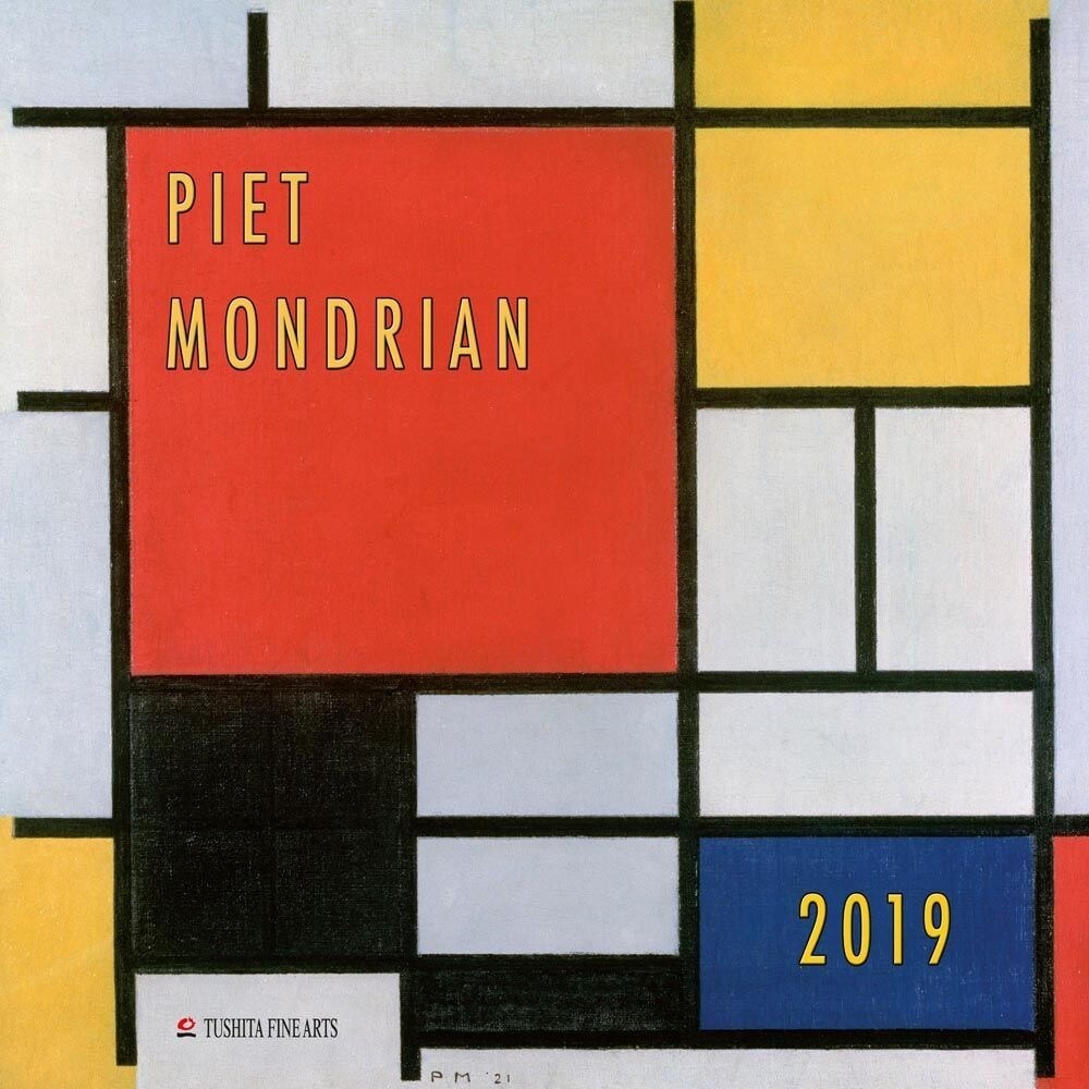 Shop 2019 Piet Mondrian Wall Calendar Fine Art By Tushita