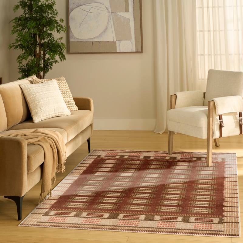 Nourison Nordic Indoor only Geometric Area Rug